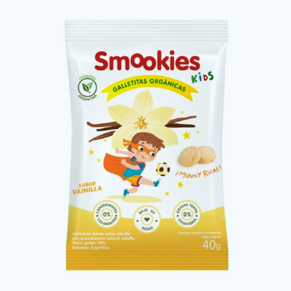 SMOOKIES KIDS VAINILLA ORGÁNICAS X 40G